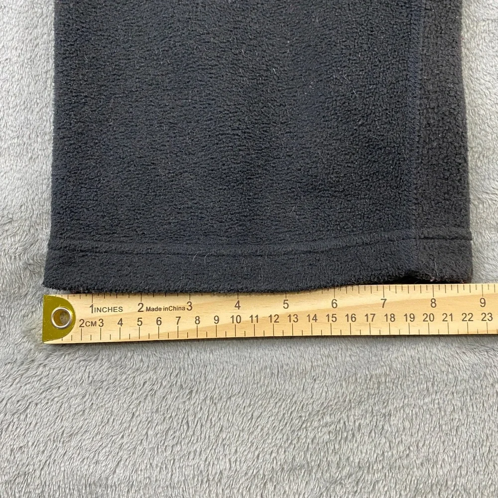 J. Crew Black Fleece Sweatpants Baggy Zipper Pockets Elastic Waist Size‎ M